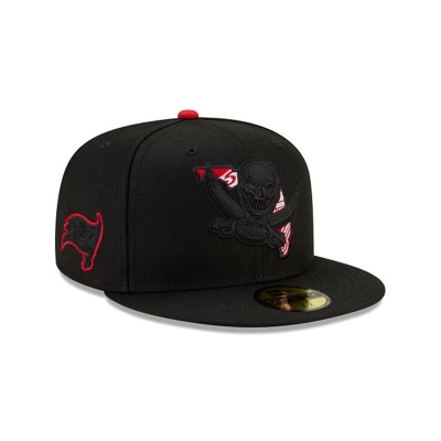 Tampa Bay Buccaneers Gorra | New Era NFL State Logo Reflect 59fifty Fitted Cap Mexico - Negros